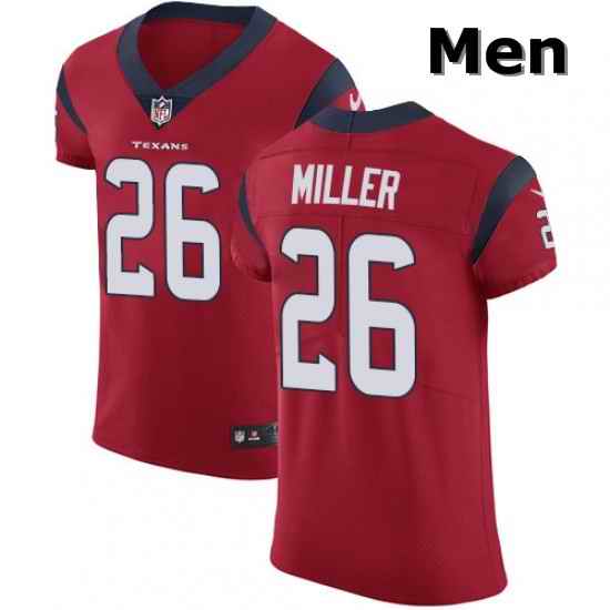 Men Nike Houston Texans 26 Lamar Miller Red Alternate Vapor Untouchable Elite Player NFL Jersey